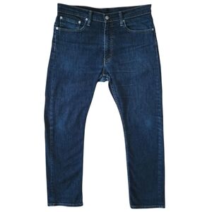 Levi's 513 Slim Straight Jeans Mens Size 34x30 Blue Dark Wash Zip Fly 08513-0183